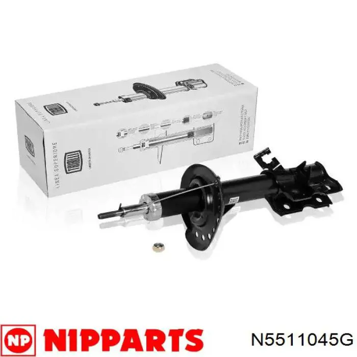 Амортизатор передній, правий Nipparts N5511045G ціна, від 57.30 USD
