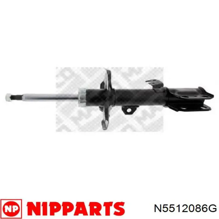 Амортизатор передній, правий Nipparts N5512086G ціна, від 48.06 USD