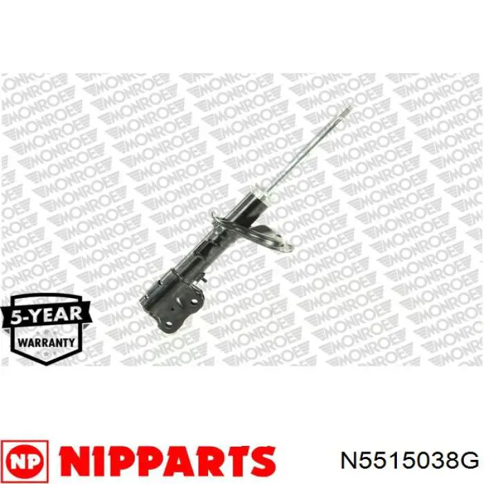 N5515038G Nipparts амортизатор передній, правий