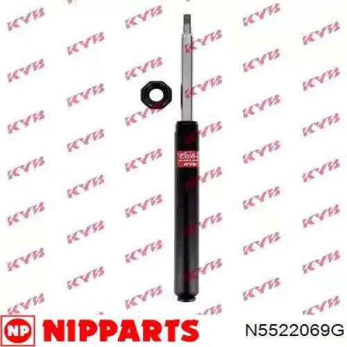 Амортизатор задній, лівий N5522069G Nipparts