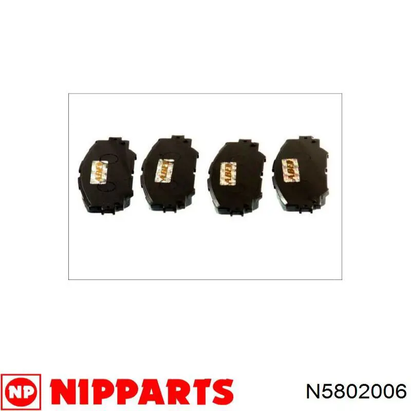 Буфер-відбійник амортизатора переднього + пильовик Nipparts N5802006 ціна, від 36.42 USD