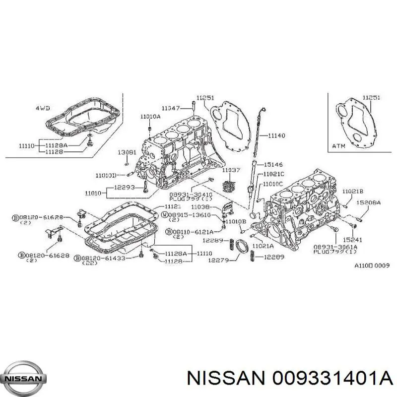  009331401A Nissan