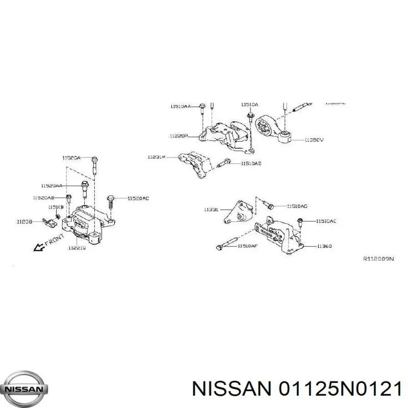 01125N0121 Nissan/Infiniti 