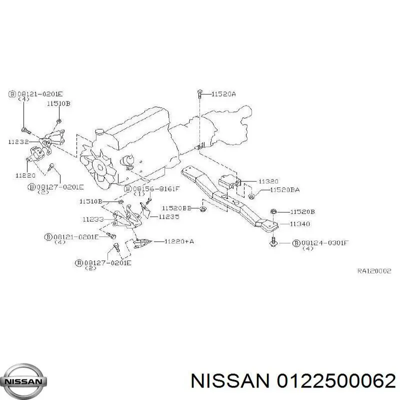 0122500062 Nissan/Infiniti 