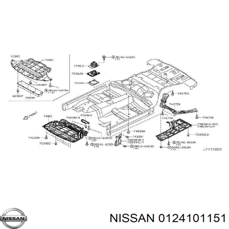 0124101151 Nissan/Infiniti 