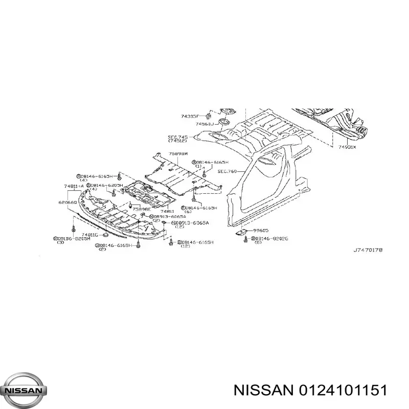  Nissan/Infiniti 0124101151 ціна, від 2.44 USD