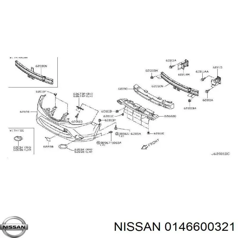 Купити 0146600321 Nissan/Infiniti 