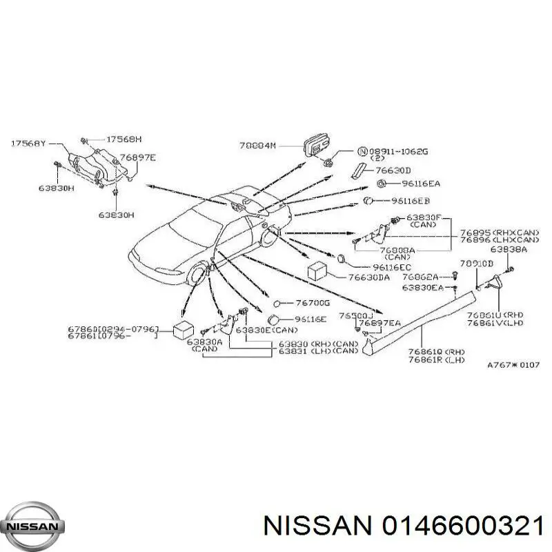 0146600321 Nissan/Infiniti 