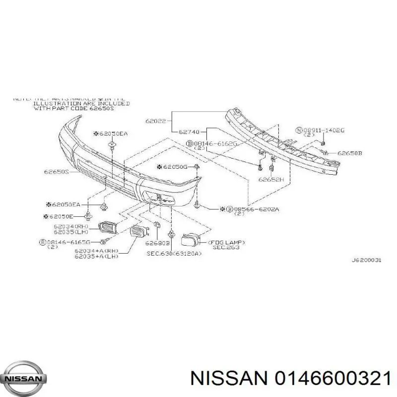  Nissan/Infiniti 0146600321 ціна, від 0.94 USD