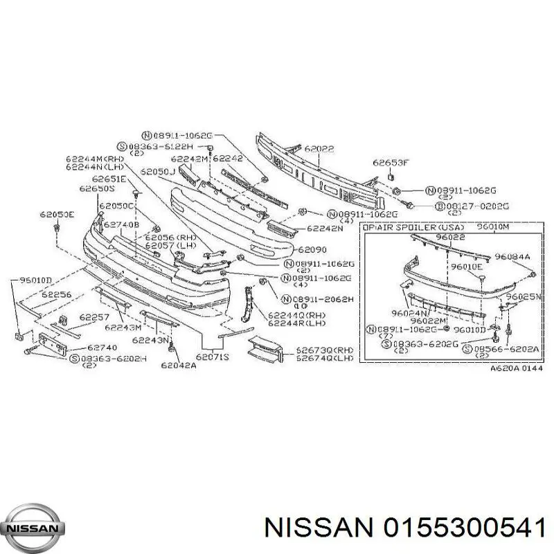 0155300541 Nissan/Infiniti 