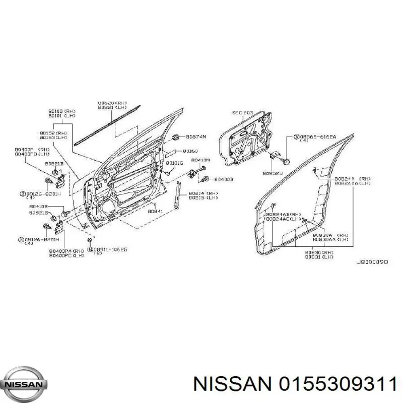  0155309311 Nissan