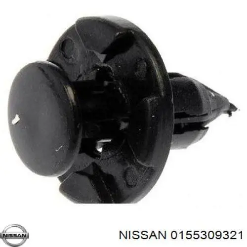 Пістон (кліп) кріплення підкрилки переднього крила Nissan Qashqai 1 (J10) (Нісан Кашкай)