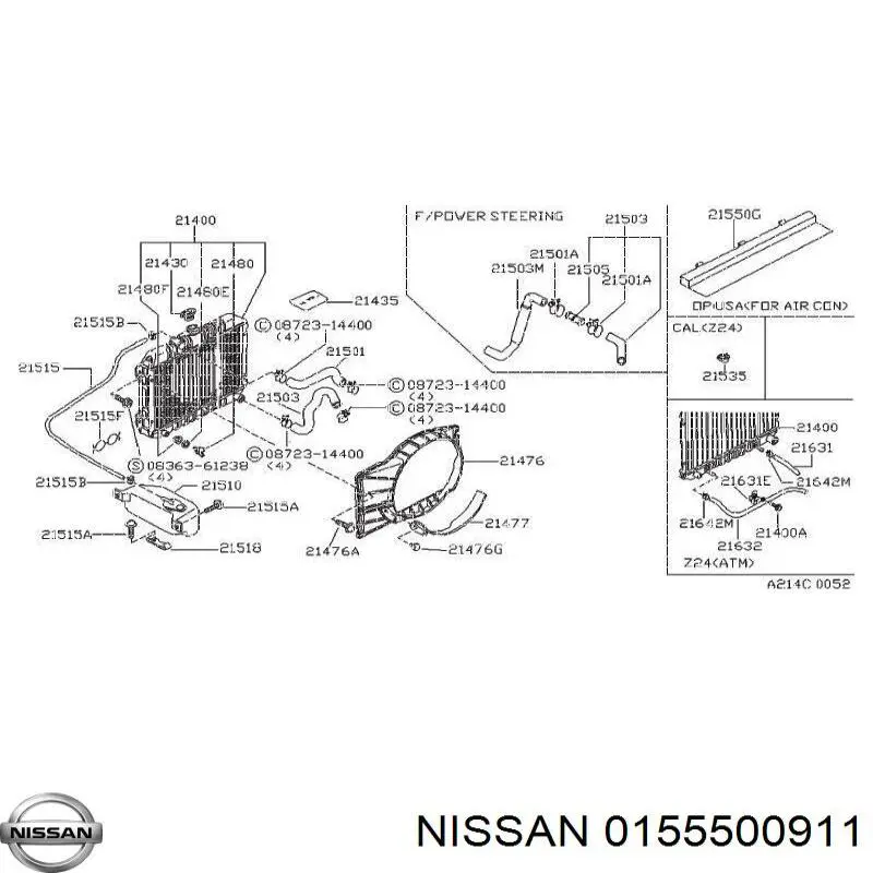  0155500911 Nissan