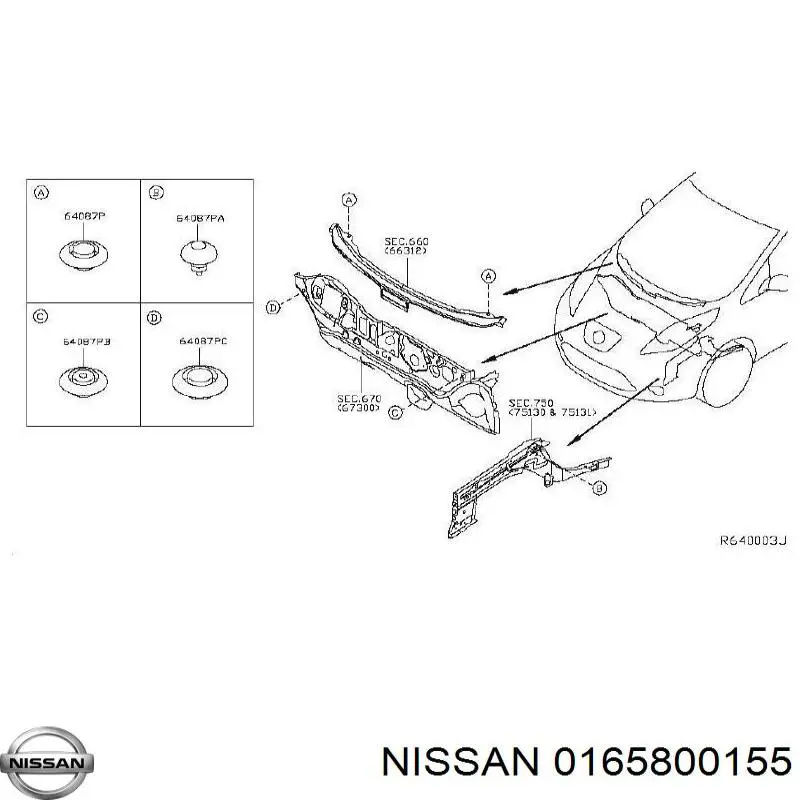0165800155 Nissan/Infiniti 