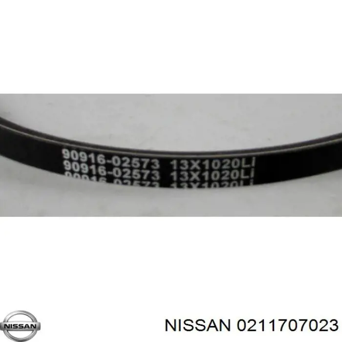 Ремінь генератора 0211707023 Nissan/Infiniti