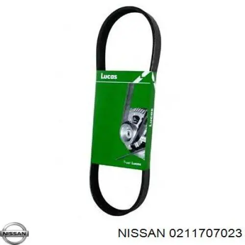 Клиновий ремінь Nissan/Infiniti 0211707023 ціна, від 5.68 USD