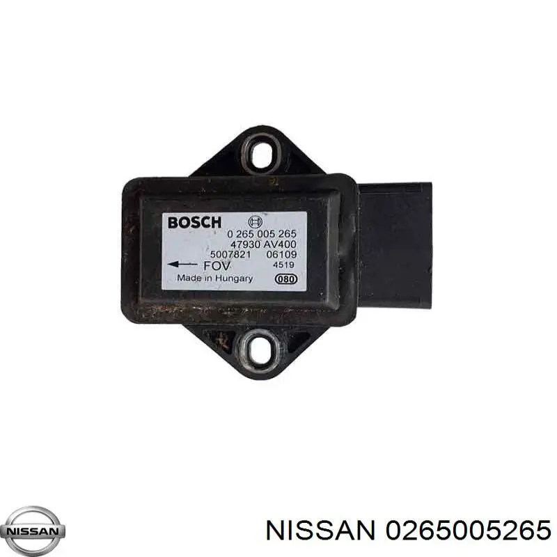 Датчик поперечного прискорення (ESP) Nissan/Infiniti 0265005265 ціна, від 12.67 USD