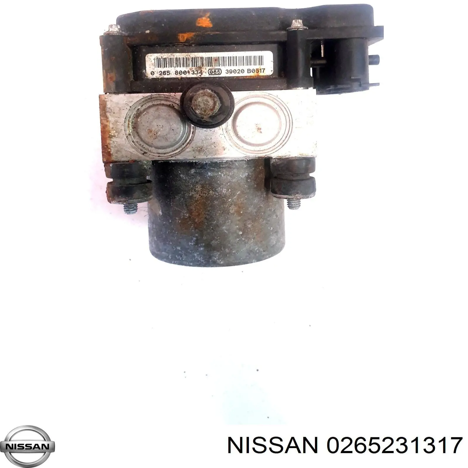 0265231317 Nissan блок керування абс (abs)