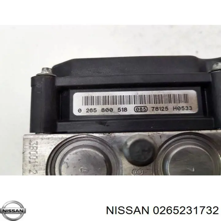 0265231732 Nissan блок керування абс (abs)