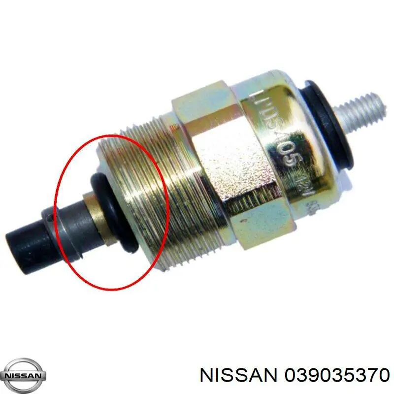 Клапан ПНВТ відсічення подачі пального(дизель-стоп) 039035370 Nissan/Infiniti