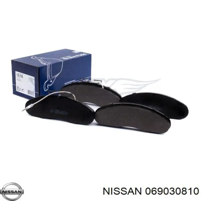 Купити 069030810 Nissan/Infiniti Колодки гальмівні передні, дискові