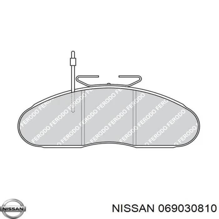 Гальмівні колодки Nissan/Infiniti 069030810 ціна, від 29.03 USD