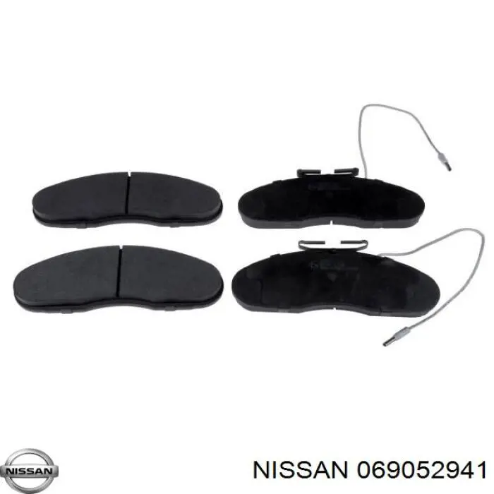069052941 Nissan/Infiniti Передні гальмівні колодки