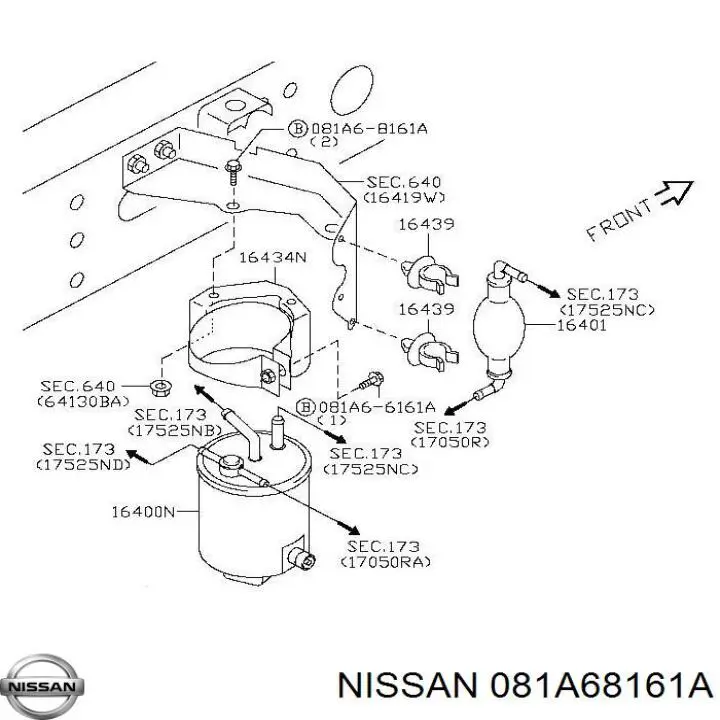 081A68161A Nissan/Infiniti 