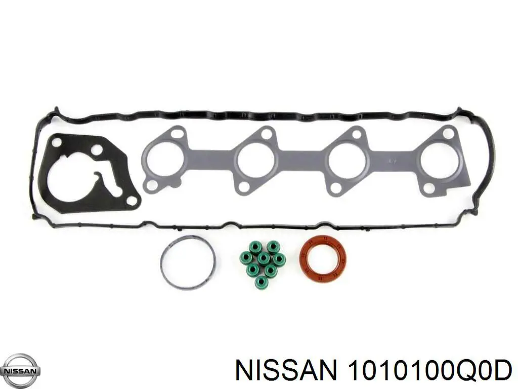 1010100Q0D Nissan комплект прокладок двигуна, повний