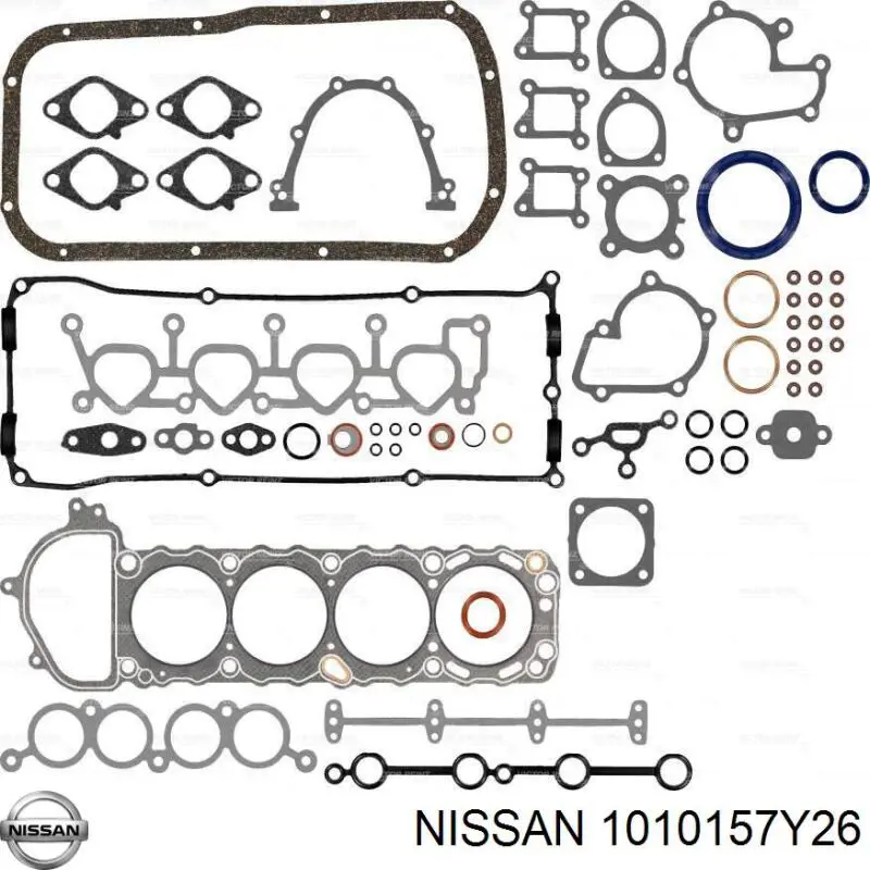 Комплект прокладок двигуна, повний Nissan Sunny 3 (N14) (Нісан Санні)