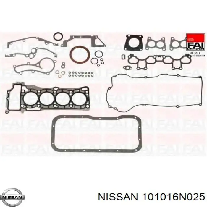 Комплект прокладок двигуна, повний Nissan/Infiniti 101014M525 ціна, від 50.68 USD