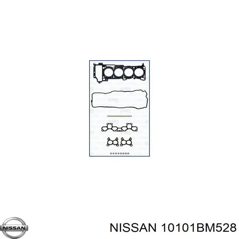10101BM528 Nissan комплект прокладок двигуна, верхній