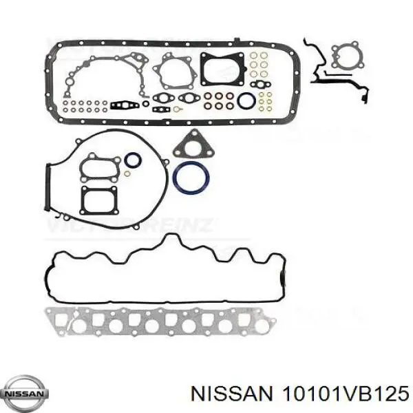 Комплект прокладок двигуна, повний Nissan/Infiniti 10101VB125 ціна, від 152.02 USD