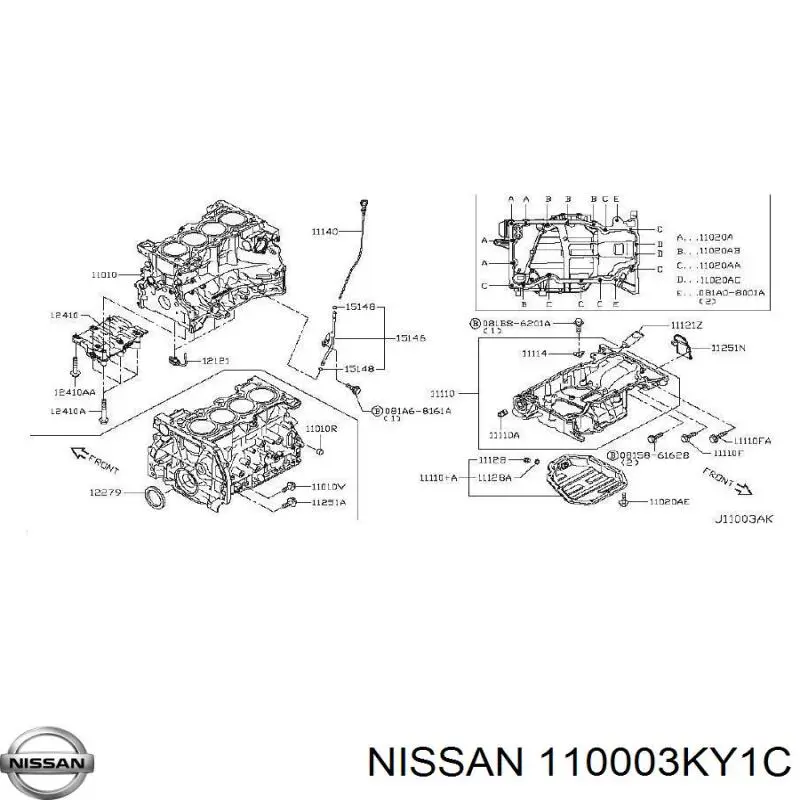  110003KY1A Nissan