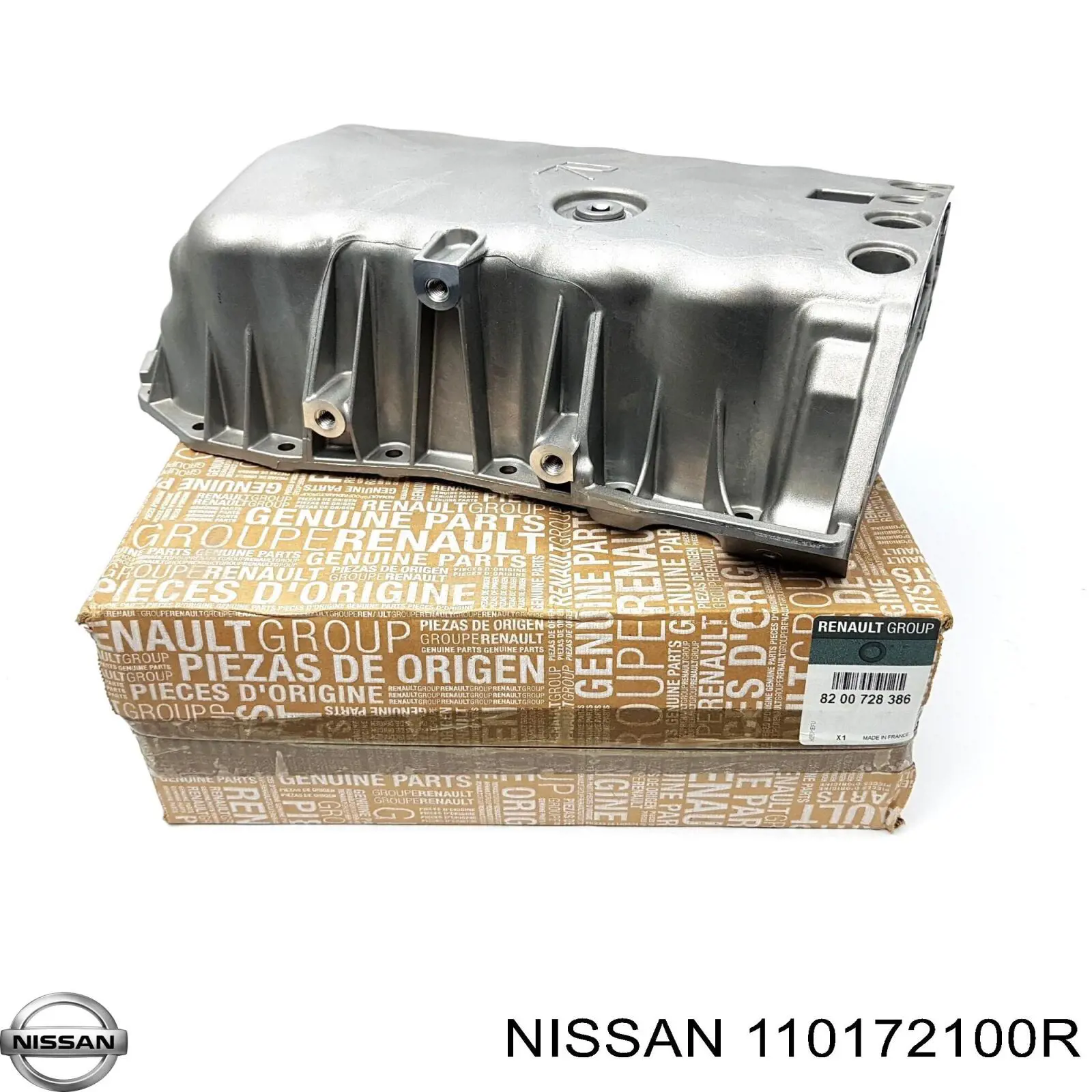 Піддон масляний картера двигуна, верхня частина Nissan Primastar (F4) (Нісан Прімастар)