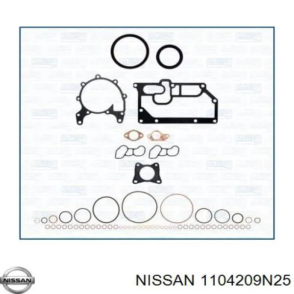 Купити 1104209N25 Nissan/Infiniti Комплект прокладок двигуна, верхній