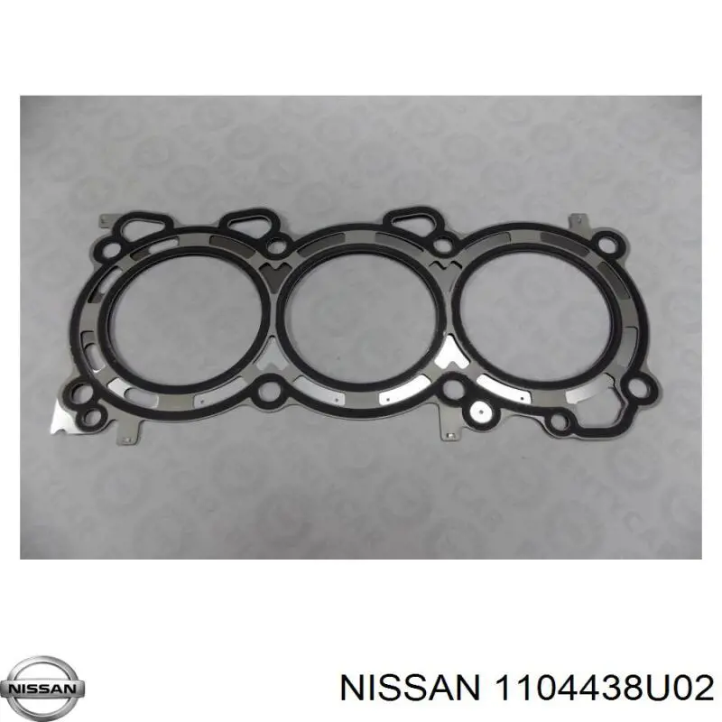 1104438U01 Nissan прокладка головки блока циліндрів (гбц, права)