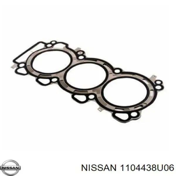 Прокладка головки блока циліндрів (ГБЦ), ліва Nissan/Infiniti 1104438U06 ціна, від 23.44 USD