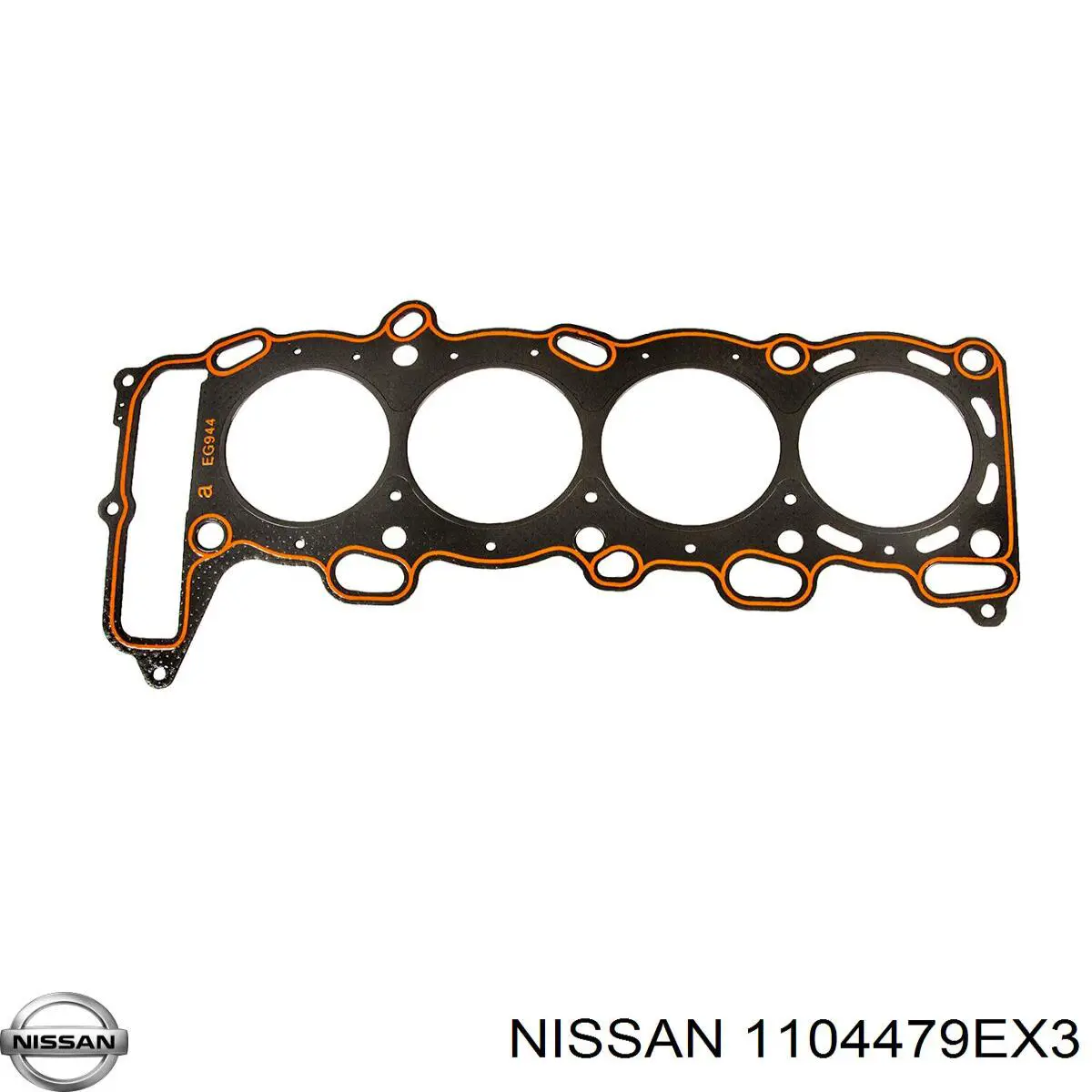 1104479EX3 Nissan прокладка головки блока циліндрів (гбц)