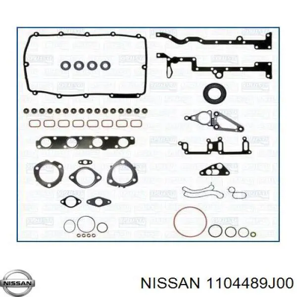 1104489J00 Nissan прокладка головки блока циліндрів (гбц)