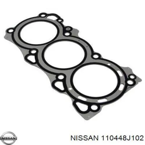 Прокладка головки блока циліндрів (ГБЦ), права Nissan/Infiniti 110448J102 ціна, від 24.42 USD