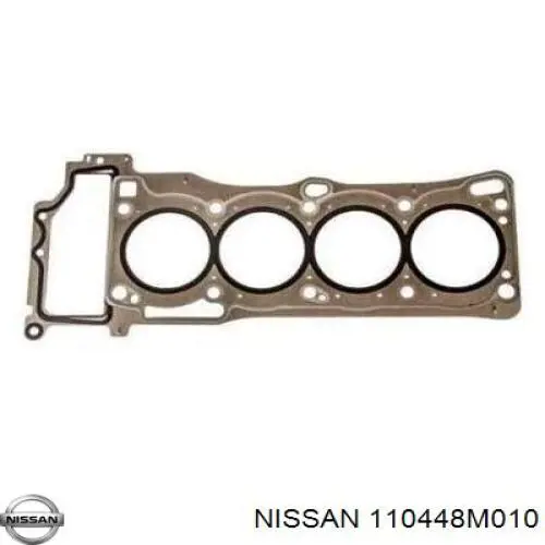 110448M010 Nissan прокладка головки блока циліндрів (гбц)