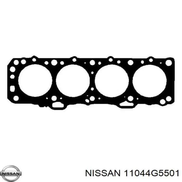 11044G5501 Nissan прокладка головки блока циліндрів (гбц)