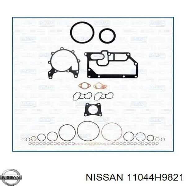 11044H9821 Nissan прокладка головки блока циліндрів (гбц)