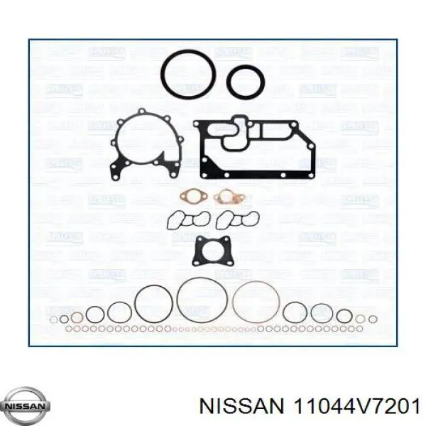 11044V7201 Nissan прокладка головки блока циліндрів (гбц)