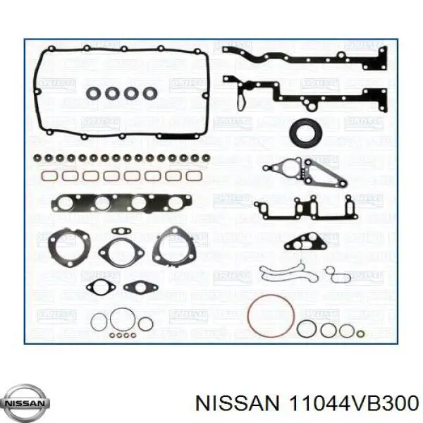 11044VB300 Nissan прокладка головки блока циліндрів (гбц)