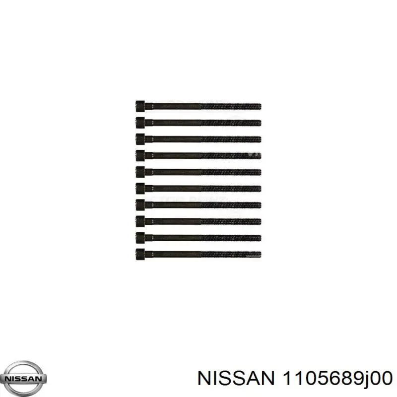 Болт головки блока циліндрів, ГБЦ Nissan/Infiniti 1105689J00 ціна, від 38.50 USD