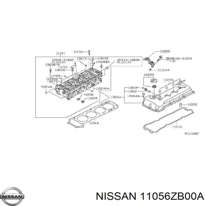  Nissan/Infiniti 11056ZB00A ціна, від 4.31 USD