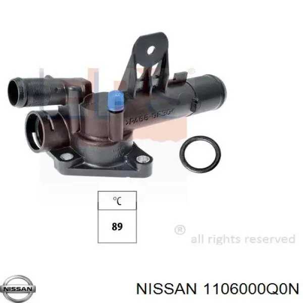 1106000Q0N Nissan термостат