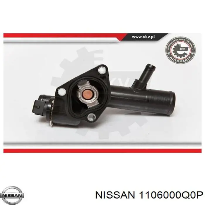 Купити 1106000Q0P Nissan/Infiniti Термостат в корпусі